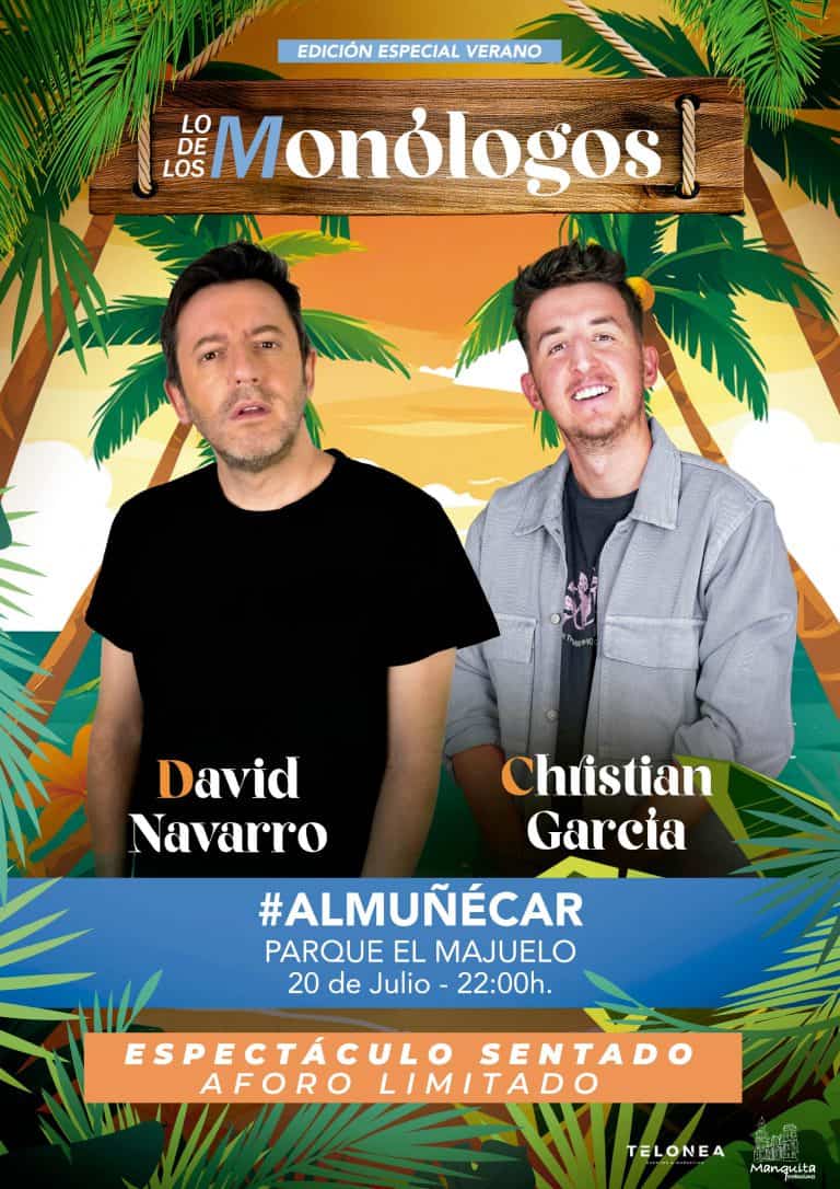 Lo de los monólogos con David Navarro y Christian García