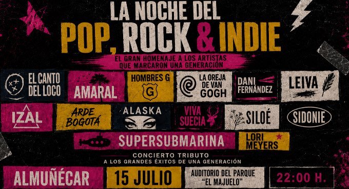 La Noche del Pop Rock Indie
